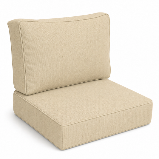 Sunbrella 28x28 Cushion Set – Spectrum Sand (48019)