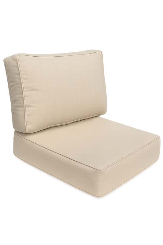 Sunbrella 28x28 Cushion Set – Canvas Flax (5492)