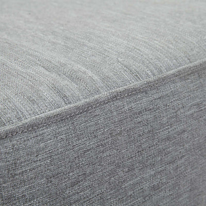 Marina Outdoor Patio Teak Armchair - Natural Gray