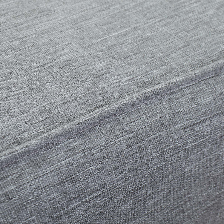 Marina Outdoor Patio Teak Single Chaise - Natural Gray