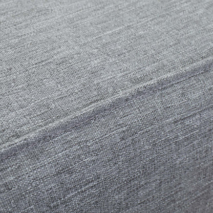 Marina Outdoor Patio Teak Single Chaise - Natural Gray