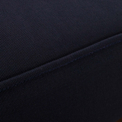 Marina Outdoor Patio Teak Single Chaise - Natural Navy