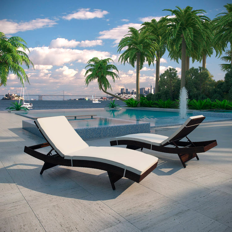 Peer Outdoor Patio Chaise Set of 2 - Default Title