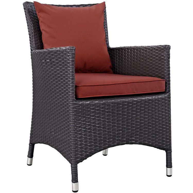 Convene Dining Outdoor Armchair - Espresso Curant
