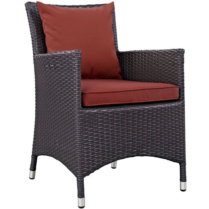 Convene Dining Outdoor Armchair - Espresso Curant