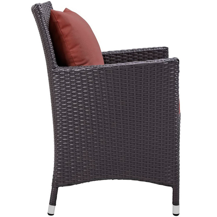 Convene Dining Outdoor Armchair - Espresso Curant