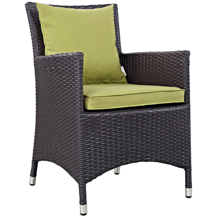 Convene Dining Outdoor Armchair - Espresso Peridot