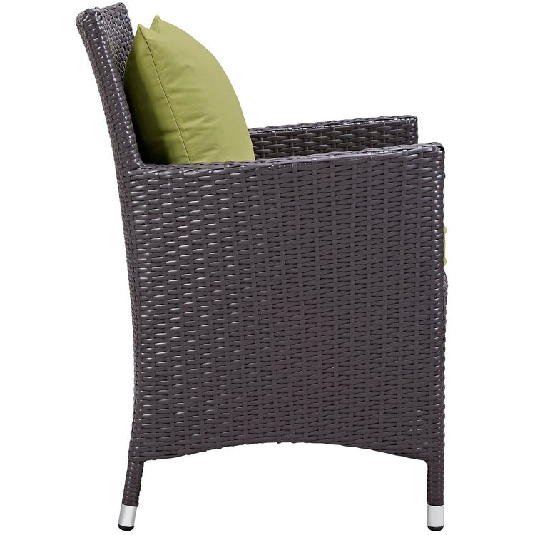 Convene Dining Outdoor Armchair - Espresso Peridot