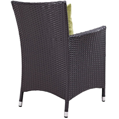 Convene Dining Outdoor Armchair - Espresso Peridot
