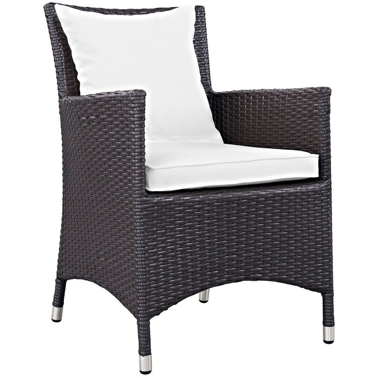 Convene Dining Outdoor Armchair - Espresso White