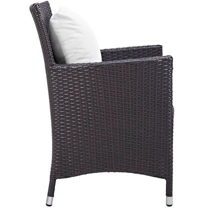 Convene Dining Outdoor Armchair - Espresso White
