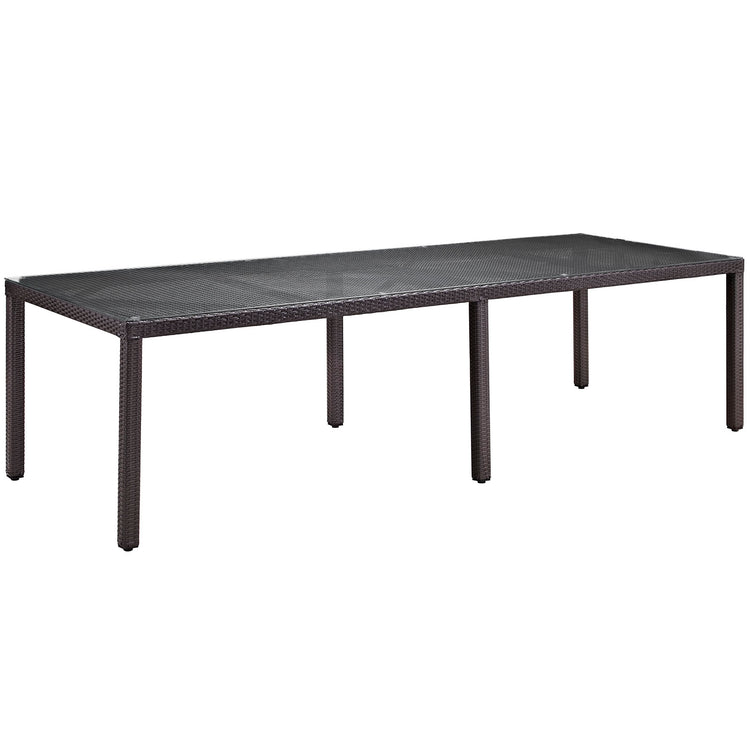 Convene 114" Outdoor Patio Dining Table - Default Title