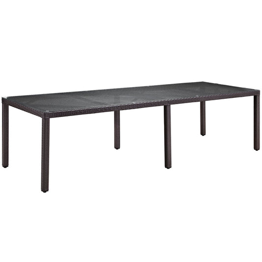 Convene 114" Outdoor Patio Dining Table - Default Title