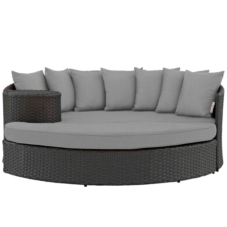 Sojourn Outdoor Patio Sunbrella® Daybed - Canvas Gray