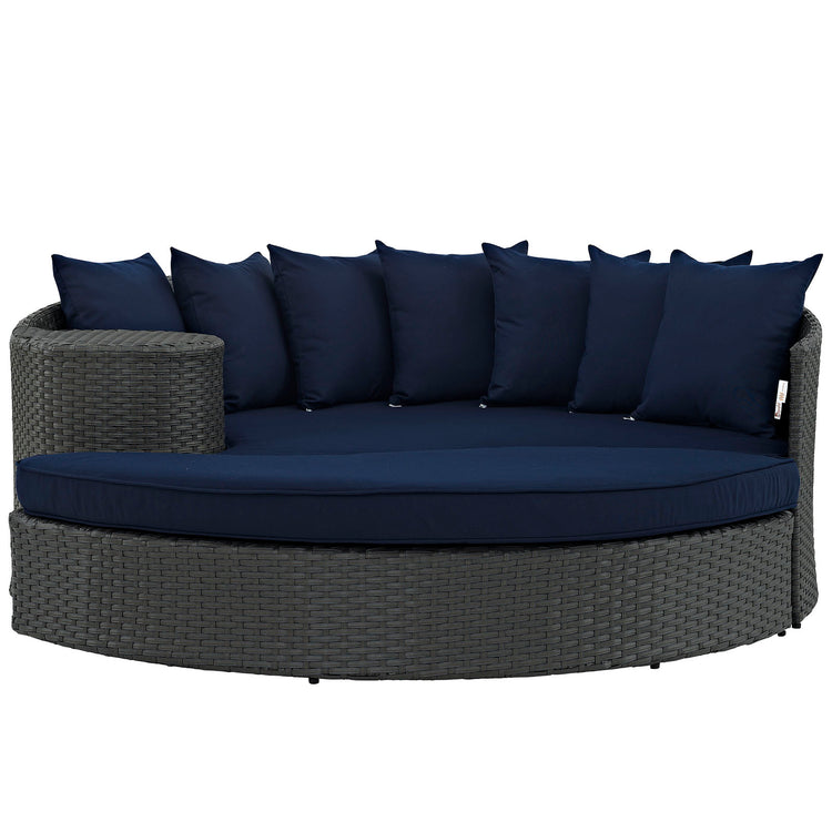 Sojourn Outdoor Patio Sunbrella® Daybed - Canvas Navy