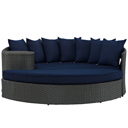 Sojourn Outdoor Patio Sunbrella® Daybed - Canvas Navy