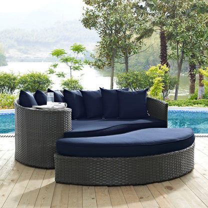 Sojourn Outdoor Patio Sunbrella® Daybed - Canvas Navy