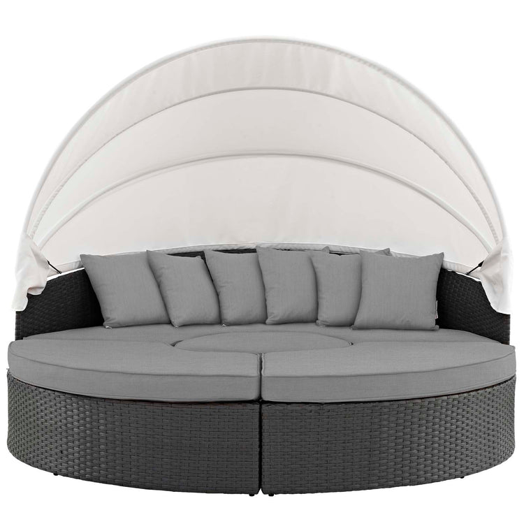 Sojourn Outdoor Patio Sunbrella® Daybed - Canvas Gray