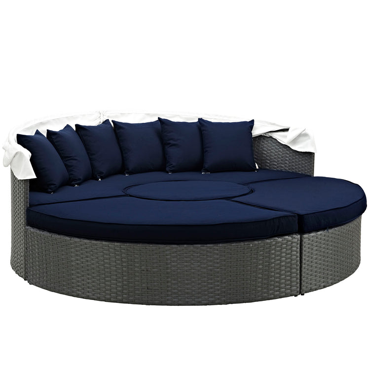 Sojourn Outdoor Patio Sunbrella® Daybed - Canvas Navy