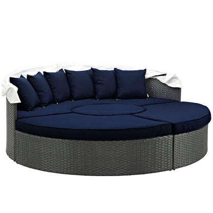 Sojourn Outdoor Patio Sunbrella® Daybed - Canvas Navy