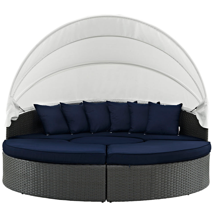 Sojourn Outdoor Patio Sunbrella® Daybed - Canvas Navy
