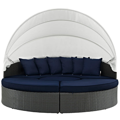 Sojourn Outdoor Patio Sunbrella® Daybed - Canvas Navy