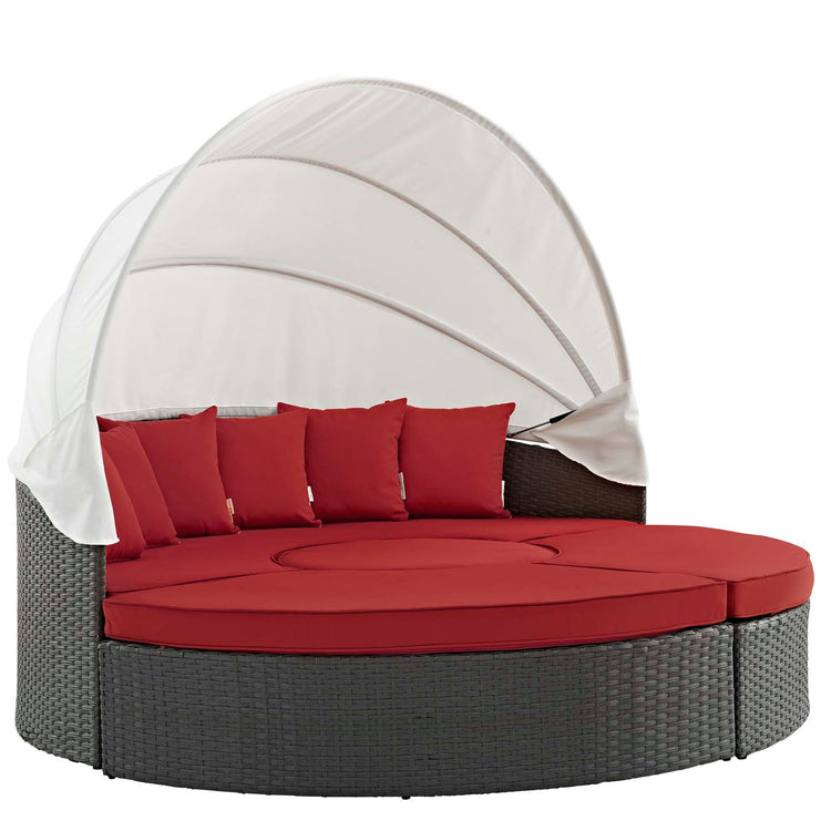 Sojourn Outdoor Patio Sunbrella® Daybed - Canvas Red