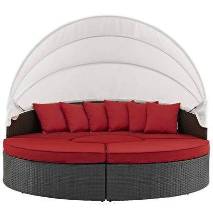 Sojourn Outdoor Patio Sunbrella® Daybed - Canvas Red