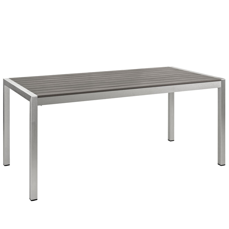 Shore Outdoor Patio Aluminum Dining Table - Default Title