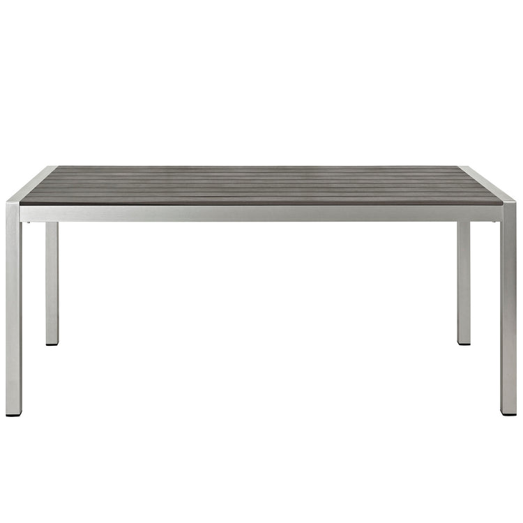 Shore Outdoor Patio Aluminum Dining Table - Default Title