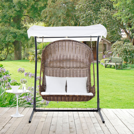 Vantage Outdoor Patio Swing Chair With Stand - Default Title