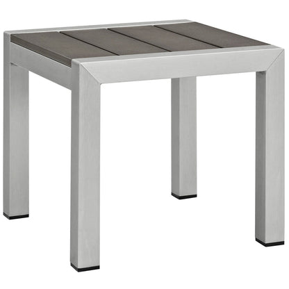 Shore 3 Piece Outdoor Patio Aluminum Set - Default Title