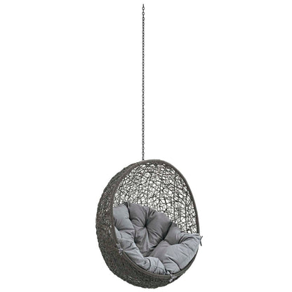 Hide Outdoor Patio Swing Chair Without Stand - Gray Gray