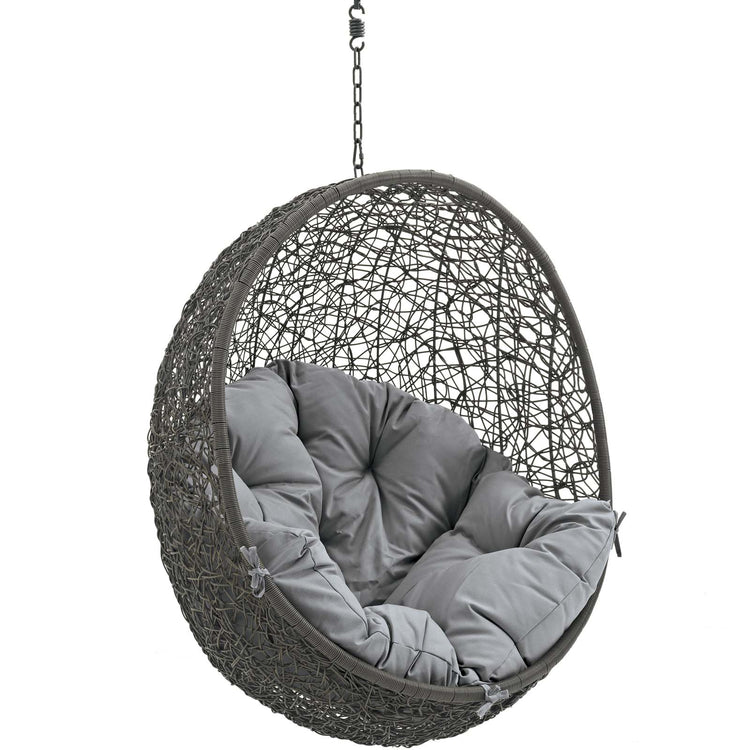 Hide Outdoor Patio Swing Chair Without Stand - Gray Gray