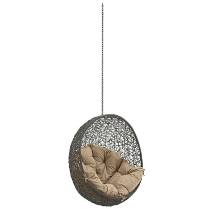 Hide Outdoor Patio Swing Chair Without Stand - Gray Mocha