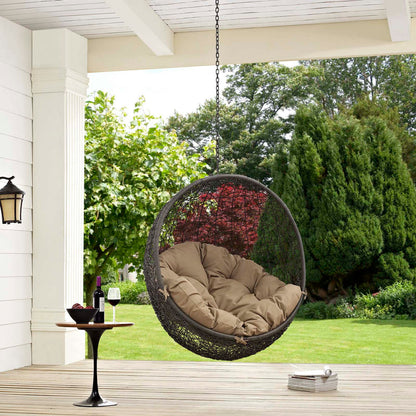 Hide Outdoor Patio Swing Chair Without Stand - Gray Mocha