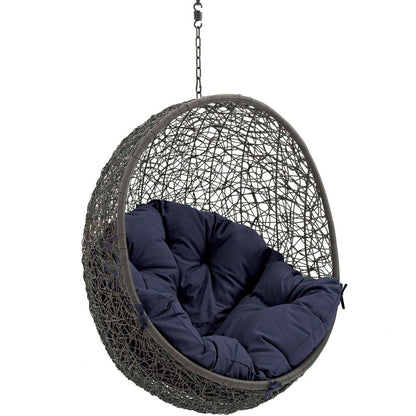 Hide Outdoor Patio Swing Chair Without Stand - Gray Navy