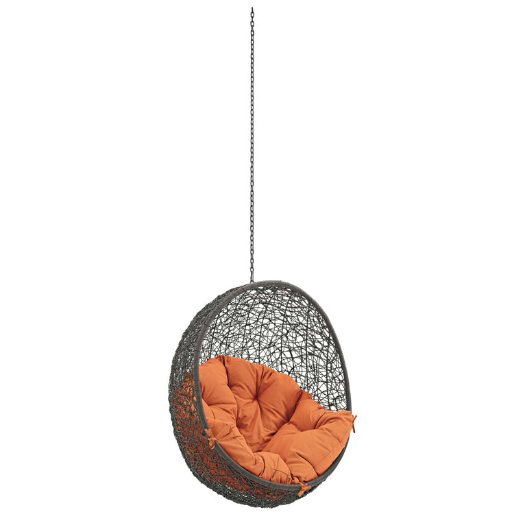 Hide Outdoor Patio Swing Chair Without Stand - Gray Orange