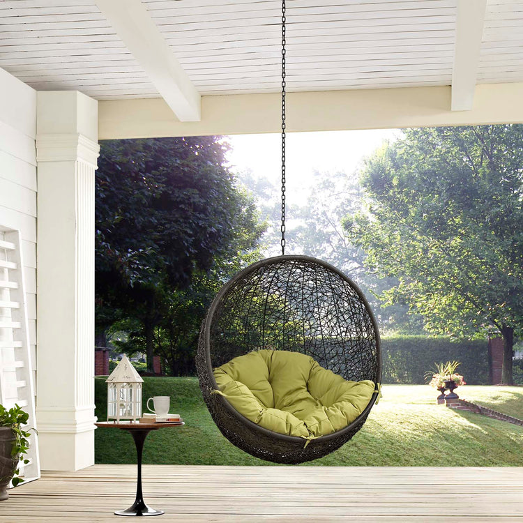 Hide Outdoor Patio Swing Chair Without Stand - Gray Peridot