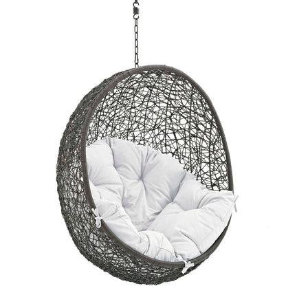 Hide Outdoor Patio Swing Chair Without Stand - Gray White
