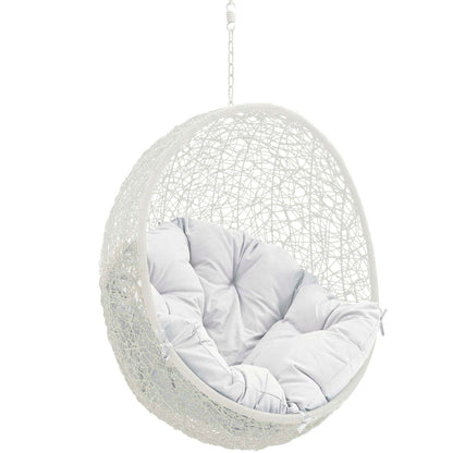 Hide Outdoor Patio Swing Chair Without Stand - White