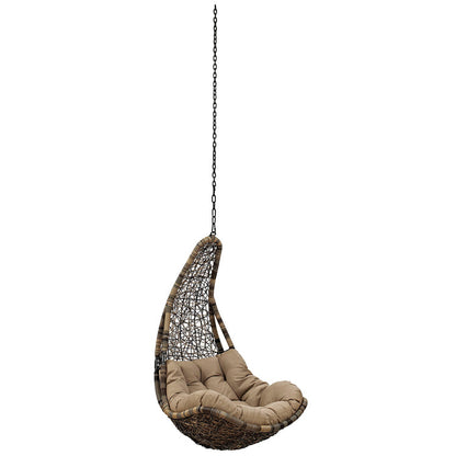 Abate Outdoor Patio Swing Chair Without Stand - Black Mocha