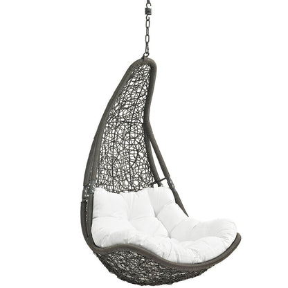 Abate Outdoor Patio Swing Chair Without Stand - Gray White