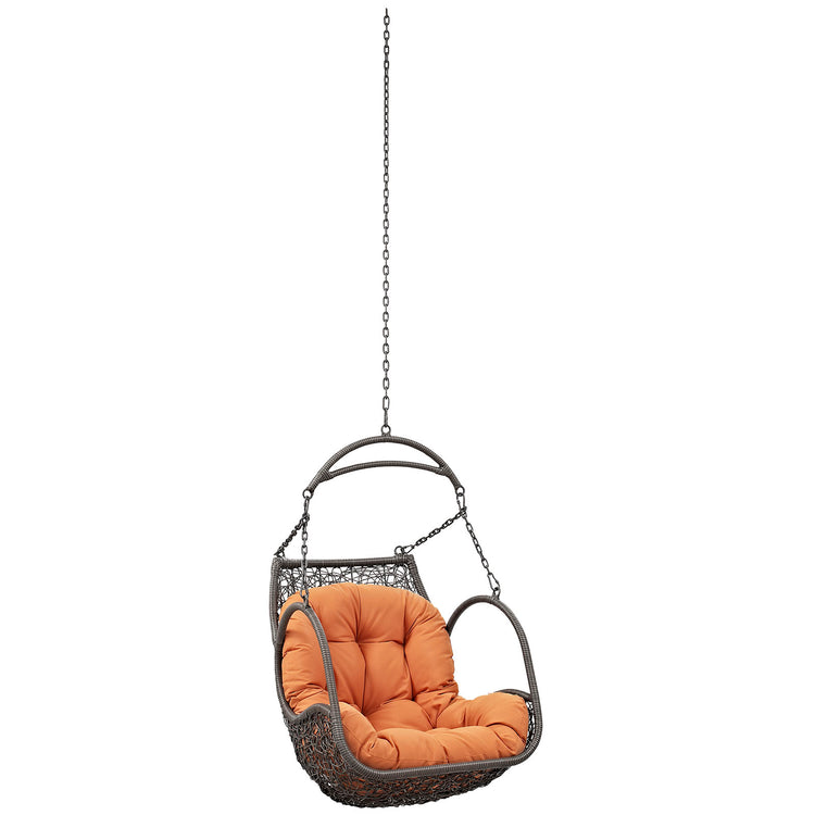 Arbor Outdoor Patio Swing Chair Without Stand - Orange
