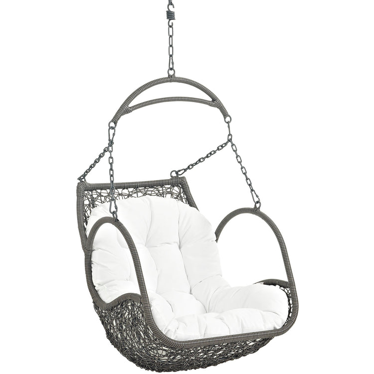 Arbor Outdoor Patio Swing Chair Without Stand - White