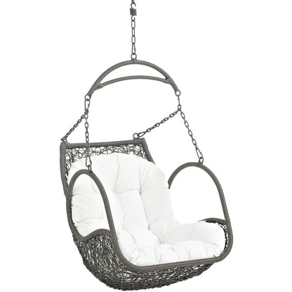 Arbor Outdoor Patio Swing Chair Without Stand - White