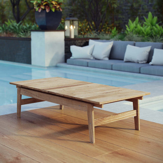 Bayport Outdoor Patio Teak Coffee Table - Default Title