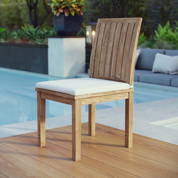 Marina Outdoor Patio Teak Dining Chair - Default Title