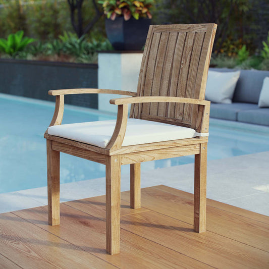 Marina Outdoor Patio Teak Dining Chair - Default Title