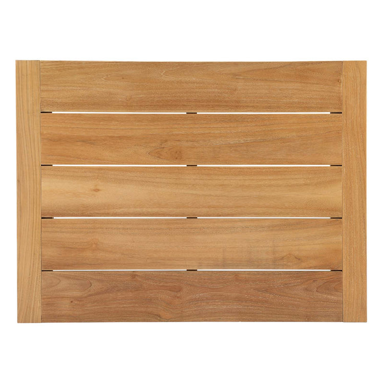 Upland Outdoor Patio Wood Coffee Table - Default Title